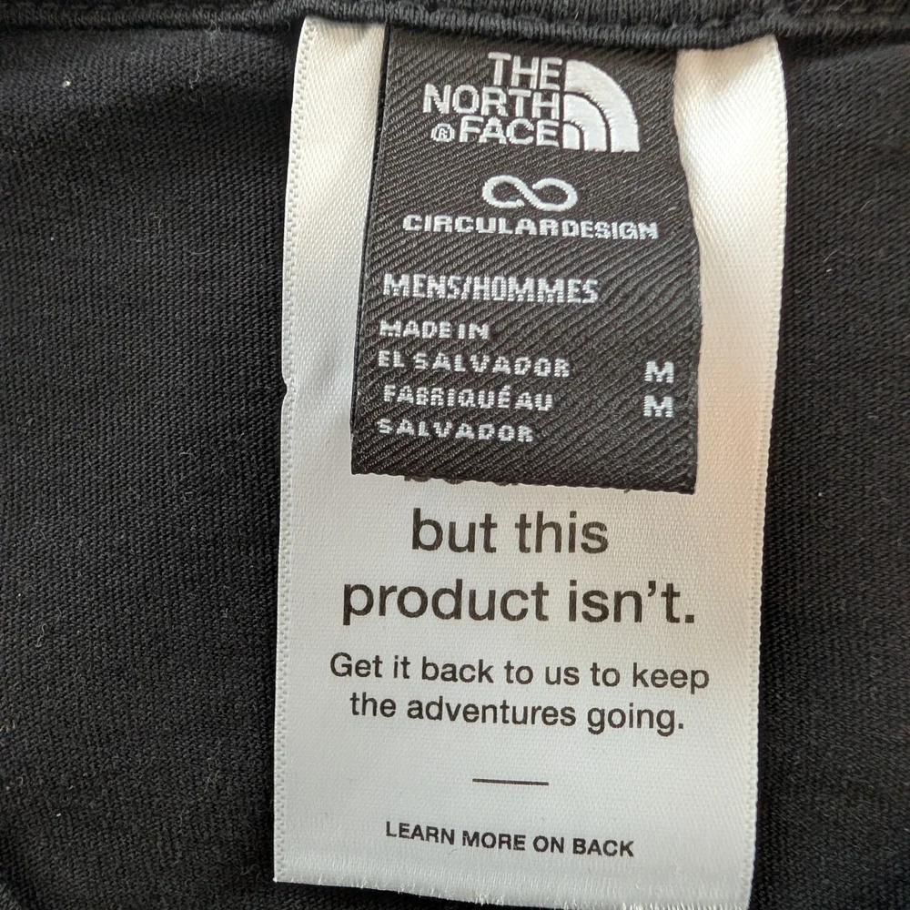 The North Face Black T-Shirt with Green Graphic